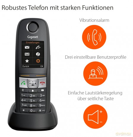 Gigaset E630HX Mobilteil IP65 mit Ladesc