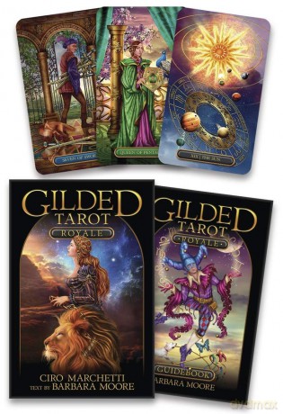 Gilded Tarot Royale Book Deck [KSIĄŻKA]