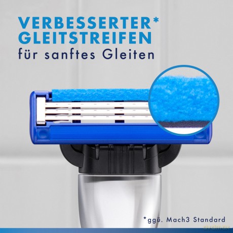 Gillette MACH3 TURBO Rasierklingen 12 St