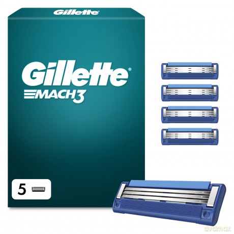 Gillette MACH3 TURBO Rasierklingen 5 St.