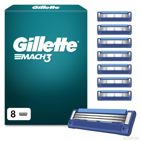 Gillette MACH3 TURBO Rasierklingen 8 St.