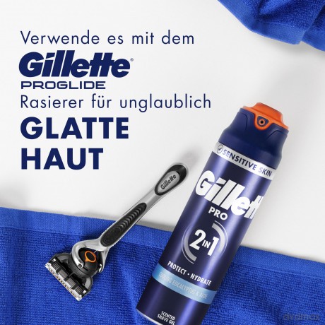Gillette Pro Sensitive 2in1 Rasiergel 20