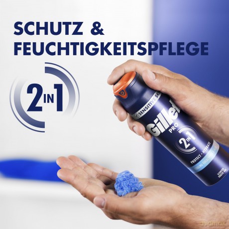 Gillette Pro Sensitive 2in1 Rasiergel 20