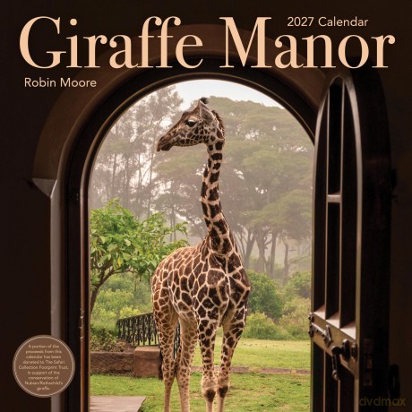 Giraffe Manor Wall Calendar 2027 [KSIĄŻKA]
