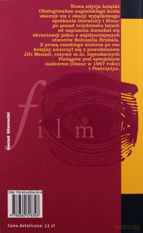 Obsługiwałem angielskiego króla - Bohumil Hrabal [KSIĄŻKA]