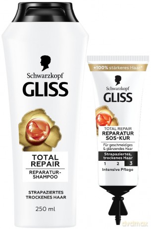 Gliss TOTAL REPAIR Shampoo 250 ml