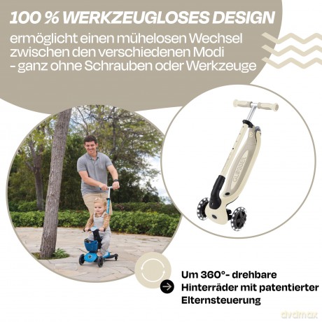 GLOBBER GO-UP BABY 360 LIGHTS, taupe