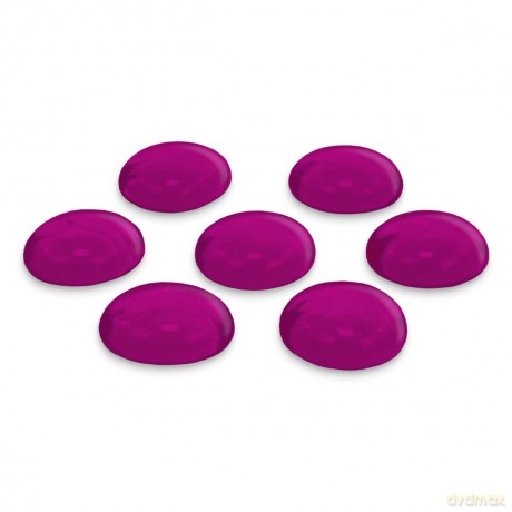 Glorex: GLOREX Muggelsteine lila Glasnuggets 2