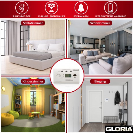 Gloria: GLORIA K010D Kohlenmonoxidmelder