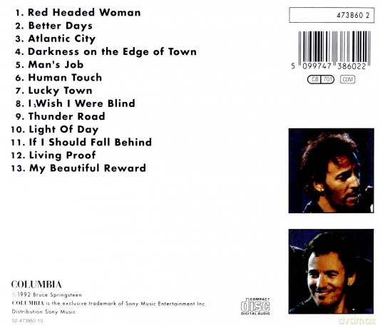 Bruce Springsteen: Bruce Sprinsteen In Concert - Unplugged [CD]