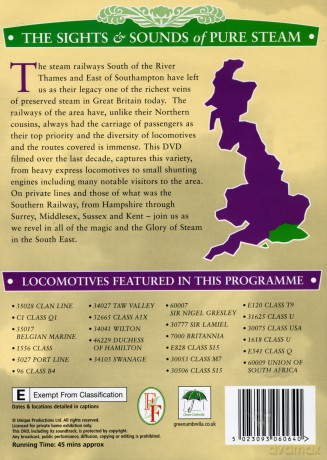 Glory Of Steam In The South East [DVD]