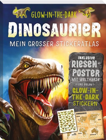 Glow-in-the-Dark Dinosaurier StickeratlP10SpielwarenDIVERSE53020930738.99124.10.20250571234 9783833