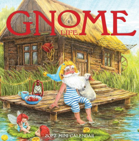 Gnome Life Mini Wall Calendar 2027 [KSIĄŻKA]