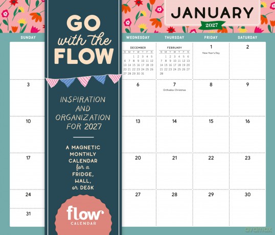 Go with the Flow Inspiration and Organization for 2027 [KSIĄŻKA]