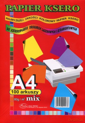 Papier ksero kolorowy A4