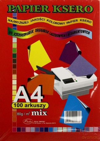 Papier ksero kolorowy A4