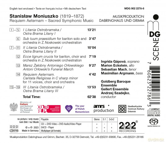 Goldberg Baroque Ensemble; Gellert Ensemble; Andrzej Szadejko; Ingrida Gapova; Marion Eckstein; Seba: Goldberg Baroque Ensemble; Gellert Ensemble; Andrzej Szadejko; Ingrida Gapova; Marion Eckstein; Seba [SACD]