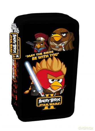 Piórnik podwójny Angry Birds Star Wars II z wyposażeniem