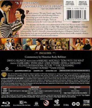 Gone With The Wind [Blu-Ray]
