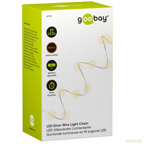 Goobay: goobay 20er LED Lichterkette transparent