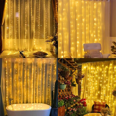Goobay: goobay 300er LED Lichtervorhang transpar
