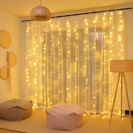 Goobay: goobay 300er LED Lichtervorhang transpar
