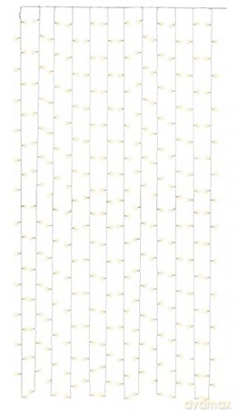 Goobay: goobay 300er LED Lichtervorhang transpar