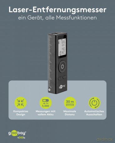 Goobay: goobay 77834 Laser-Entfernungsmesser