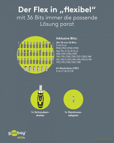 Goobay: goobay Bit-Set 77842, 45-tlg.