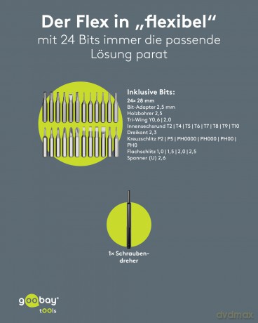 Goobay: goobay Bit-Set 77843, 26-tlg.
