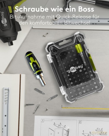Goobay: goobay Bit-Set 77843, 75-teilig