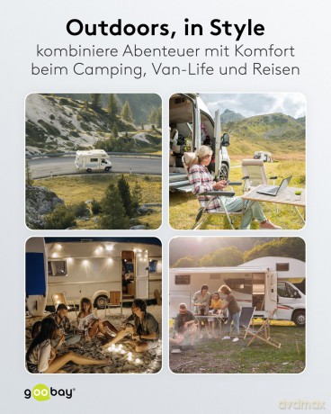Goobay: goobay Camping 3-fach CEE-Verteiler blau