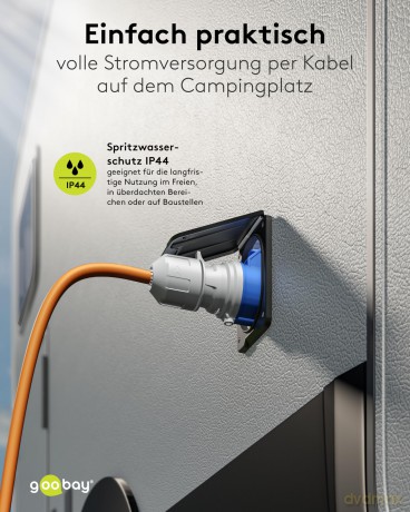 Goobay: goobay Camping Verlngerungskabel 10,0 m