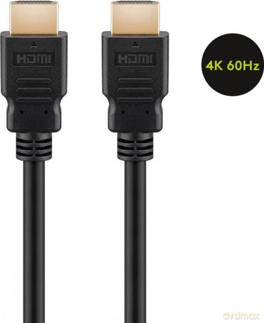 goobay HDMI 2.0 Kabel 10,2 Gbit/s 0,5 m
