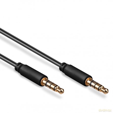 goobay Kabel 3,5mm 1,0m 4Pin