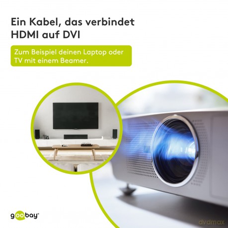 goobay Kabel HDMI/DVI-D 2,0m