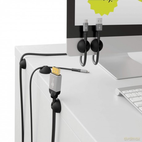 goobay Kabelclip 5 St. schwarz
