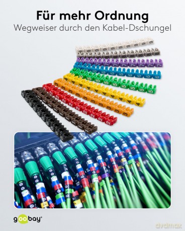 goobay Kabelmarker 0-9 2,5mm