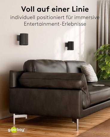 Goobay: goobay Lautsprecher-Wandhalterung Modern