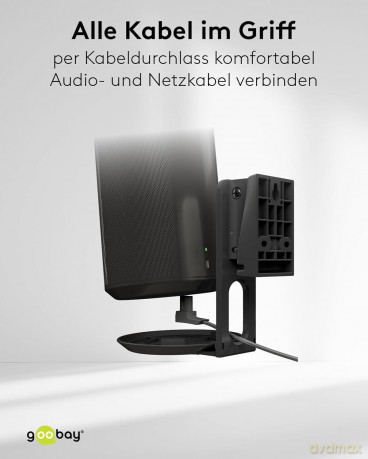 Goobay: goobay Lautsprecher-Wandhalterung Modern