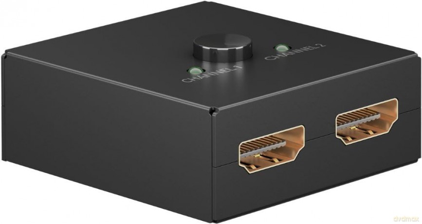 goobay Manuelle HDMIâ˘-Umschaltbox 2 auf