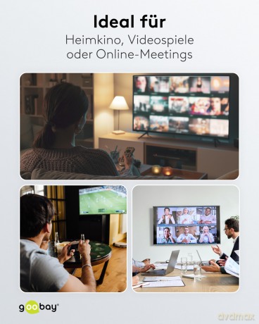 goobay Manuelle HDMIâ˘-Umschaltbox 2 auf