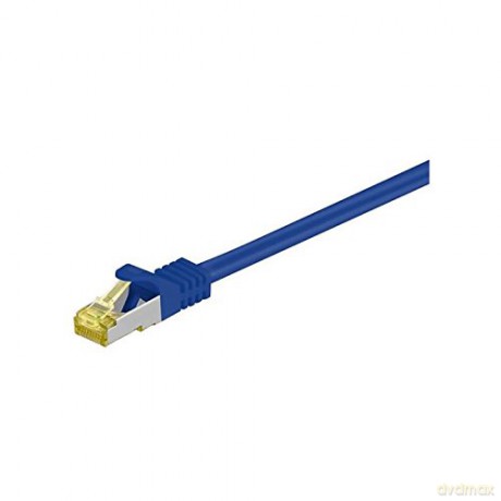 goobay RJ-45 Netzwerkkabel 0,5 m blau bi