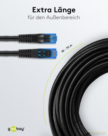 goobay RJ-45 Netzwerkkabel Outdoor 10,0