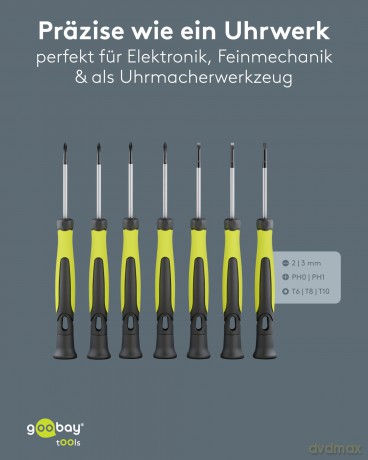 Goobay: goobay Schraubendreher-Set 77837 7-tlg.