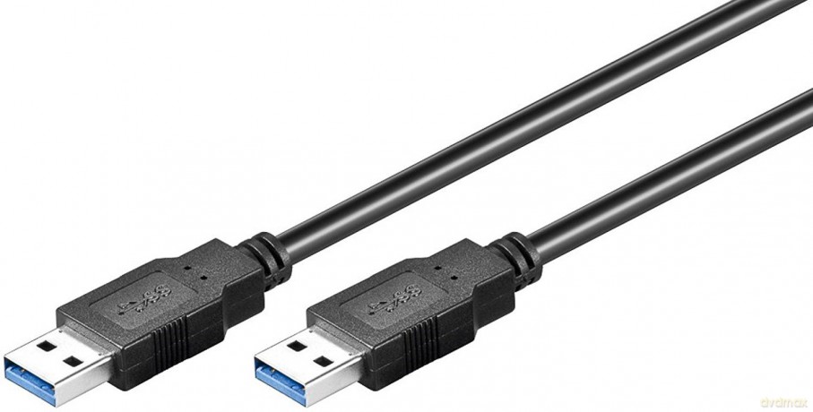 goobay USB 3.0 A Kabel 0,5 m schwarz