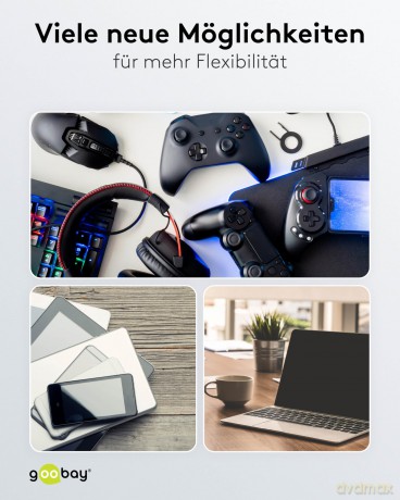 goobay USB 3.0-Kabel A/2x A