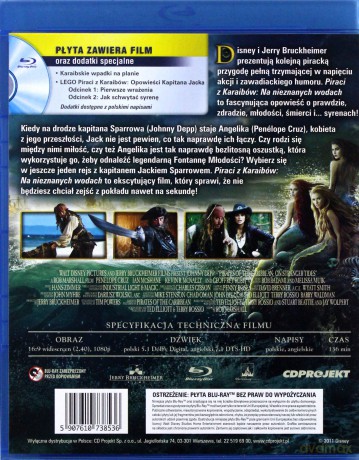 Piraci z Karaibów: Na nieznanych wodach [Blu-Ray]