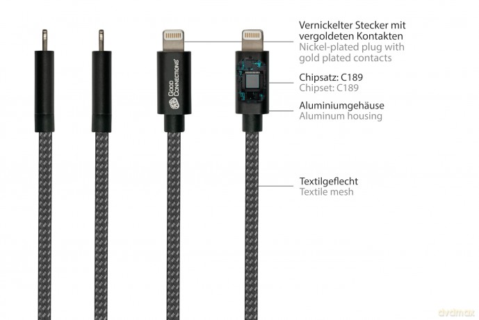 Good Connections USB2.0 Kabel A-Lightnin