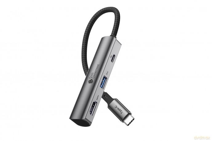 Good Connections USB-C-Hub 3-Port anthra